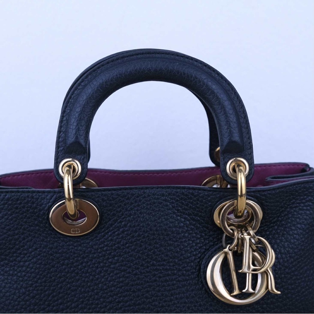 Dior Diorissimo Black Mini Bag with crossbody strap - Picture 6 of 16